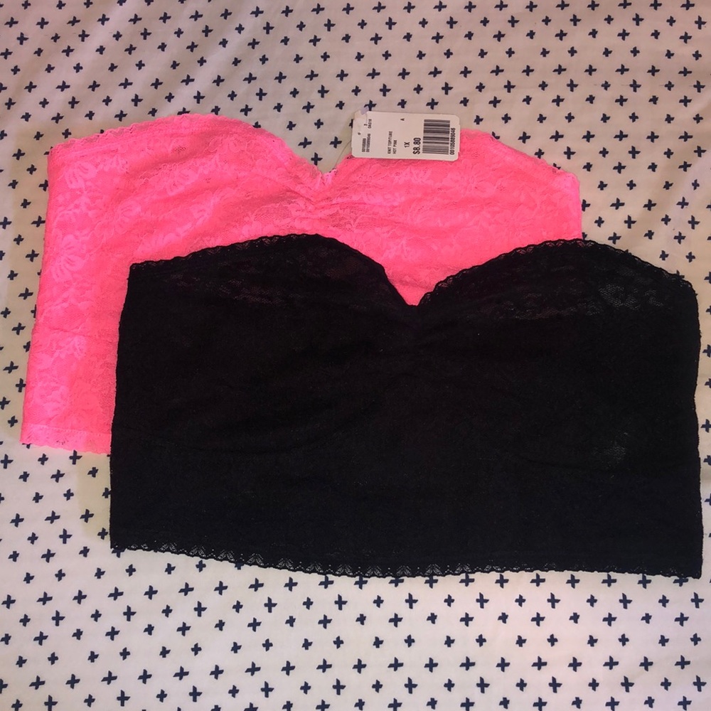 2 Lace Bandeaus